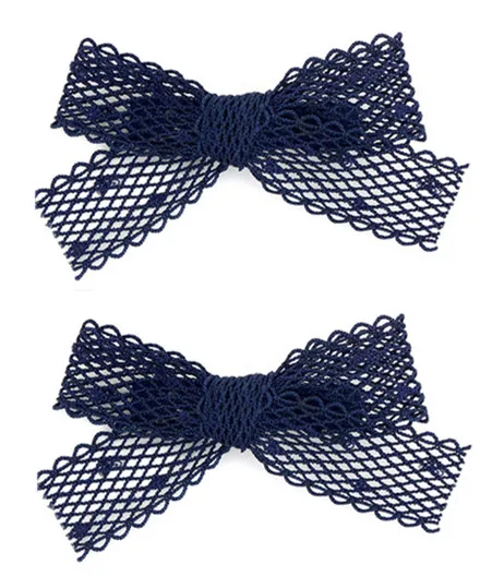noeud-cheveux-élégant-navy
